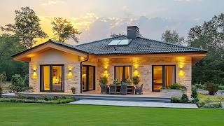 Building Your Dream Stone House: Beautiful Beige Stone Wall Home Inspiration