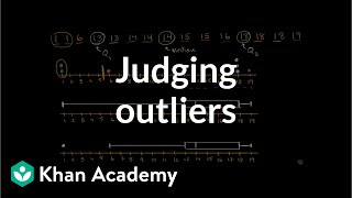 Judging outliers in a dataset | Summarizing quantitative data | AP Statistics | Khan Academy