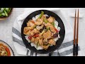 QUICK & EASY CHICKEN & MUSHROOM STIR FRY | KHIN'S KITCHEN