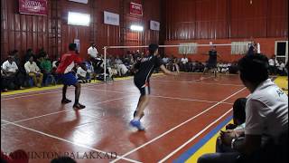 ASHWIN PAUL \u0026 SANTHOSH VS BENNET ANTONY \u0026 AMJAD: KERALA OPEN DOUBLES BADMINTON TOURNAMENT HIGHLIGHTS