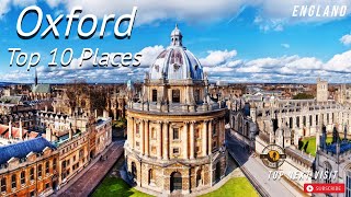 Top 10 Tourist Destinations In Oxford |City in England |Top Next Visit |In HD 1080p