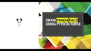 Draw a panda face easily using simple python code | Python Turtle | Learn Coding With Python #Python