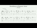 Bob Dylan - Knocking on Heaven`s door |  Devotional Song | Guitar TAB | Piano Sheet Music