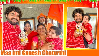 Vinayaka Chavithi Celebrations Vlog | Sahara Family Vlogs