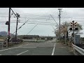 豊橋鉄道　名鉄警報灯の単音踏切