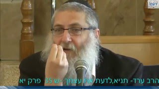 הרב יצחק ערד | תניא, לדעת את עצמך | שיעור 35