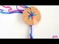 How to make a friendship bracelet with a cardboard loom