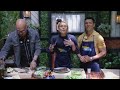 foodfluencer friday michael symon makes grilled skirt steak with grilled avocado salad