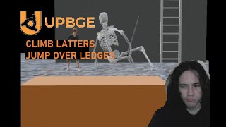 UPBGE HOW TO CLIMB LATTERS AND JUMP OVER LEDGES