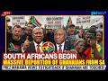 🚨BREAKING NEWS: SOUTHAFRICANS BEGINS DEPORTATION OF GHANAIANS ABROAD, PREZ MAHAMA WARNS FIGHTBACK IF