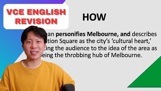 VCE live #5 - English revision