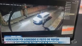 Suspeito é preso após colidir carro roubado de vereador durante perseguição policial em Teresina