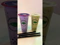 taro matcha u0026wintermelon bubble tea short