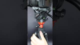 COMAN DF06 Professional Video Tripod Kit. 360 degree rotation. Smooth shooting , Smooth picture.