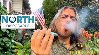 North Vision Miami Mint 15,000 15k Puff Disposable Vape Review