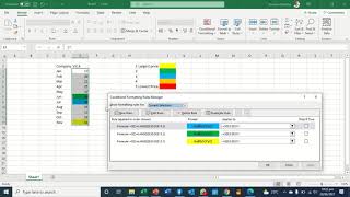 Havron eLearning Hub Excel Auto Ranking values with Conditional Formatting