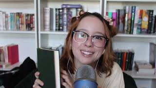 ASMR: Reading Pride and Prejudice Ch. 1 & 2 (mouth sounds, tapping, scratching) 🎩