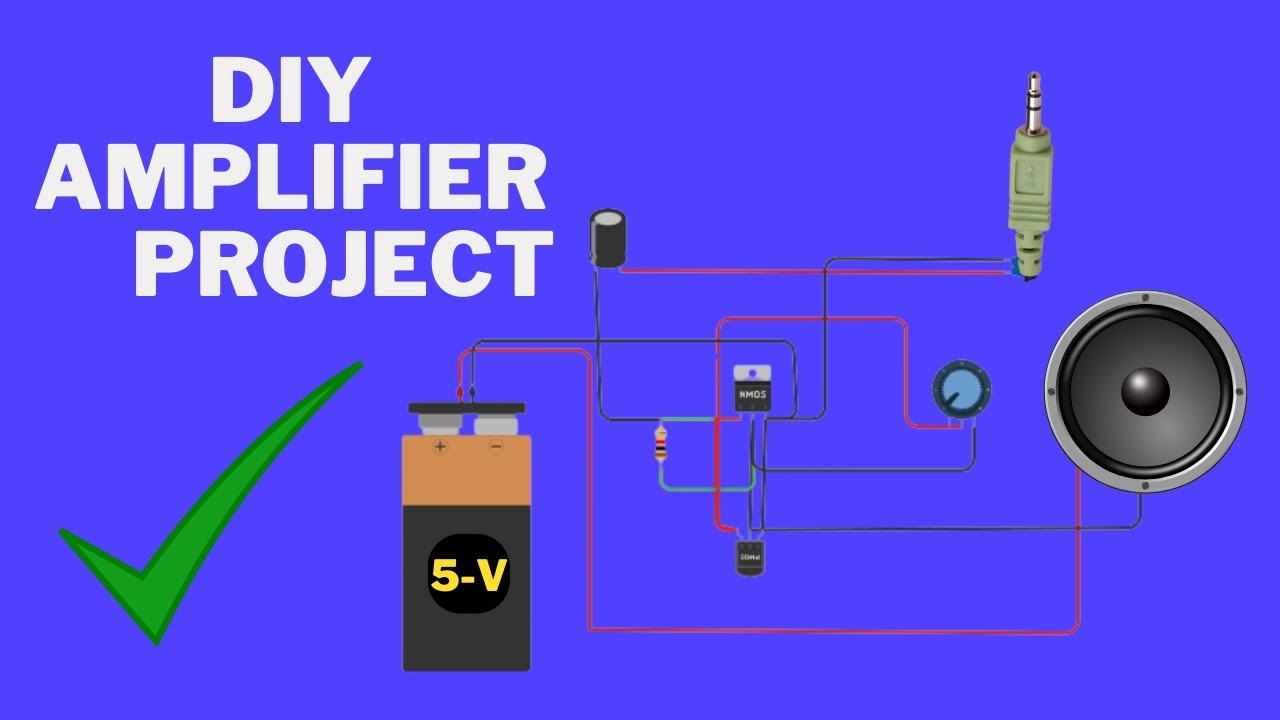 Easy Diy Amplifier Circuit Tutorial For Beginners Youtube