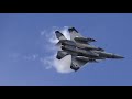 ベイパーがたくさん出ました！f 15、f 4、f 2戦闘機　デモフライト