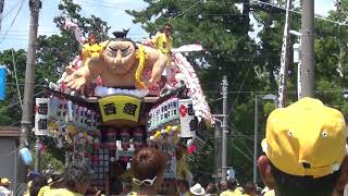 2017年吉田町住吉祭り　西組　渡御、宮前出発