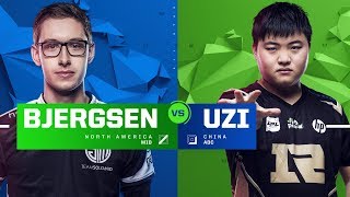 Bjergsen vs. Uzi | Finals | 1v1 Tournament | 2017 All-Star Event