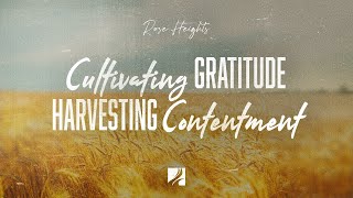 November 17, 2024 Cultivating Gratitude Part 2