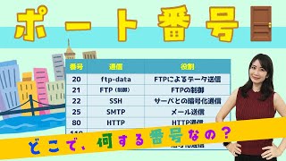 基本情報技術者試験／🎯ポート番号をアニメーションでやさしく図解🔰