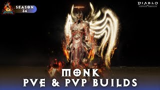 Diablo Immortal - Monk PVE \u0026 PVP Builds Season 34