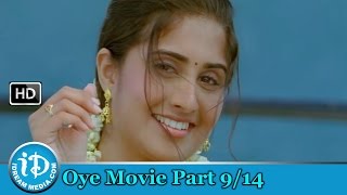 Oye Telugu Movie Part 9/14 - Siddharth, Shamili