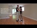 bachata rock step leg lift