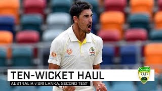 Starc finds form with 10-wicket haul