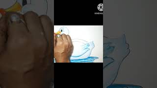 Duck colour ||#shorts #how #easy #drawing #easydrawing