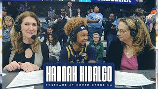 Hannah Hidalgo North Carolina Postgame Reaction | Notre Dame Women's Basketball