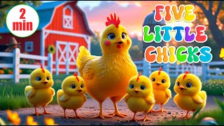 🐥 5 Little Chicks Adventure! 🐣 Kids Nursery Rhymes Compilation - Sing, Dance \u0026 Learn!