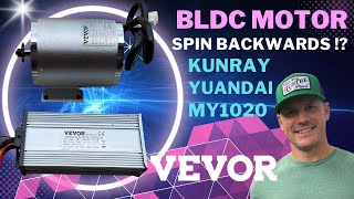 How To Reverse A Brushless DC Motor- Kunray, Vevor, MY1020 Motor- Razor MX500, MX650, SX500, RSF650