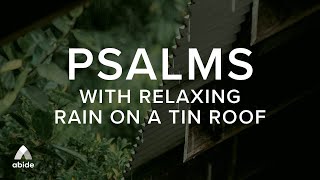 Sleep in Psalms [With Relaxing Rain on a Tin Roof]