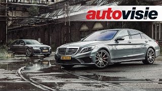 Audi S8 Plus versus Mercedes-AMG S 63 Review - By Autovisie TV