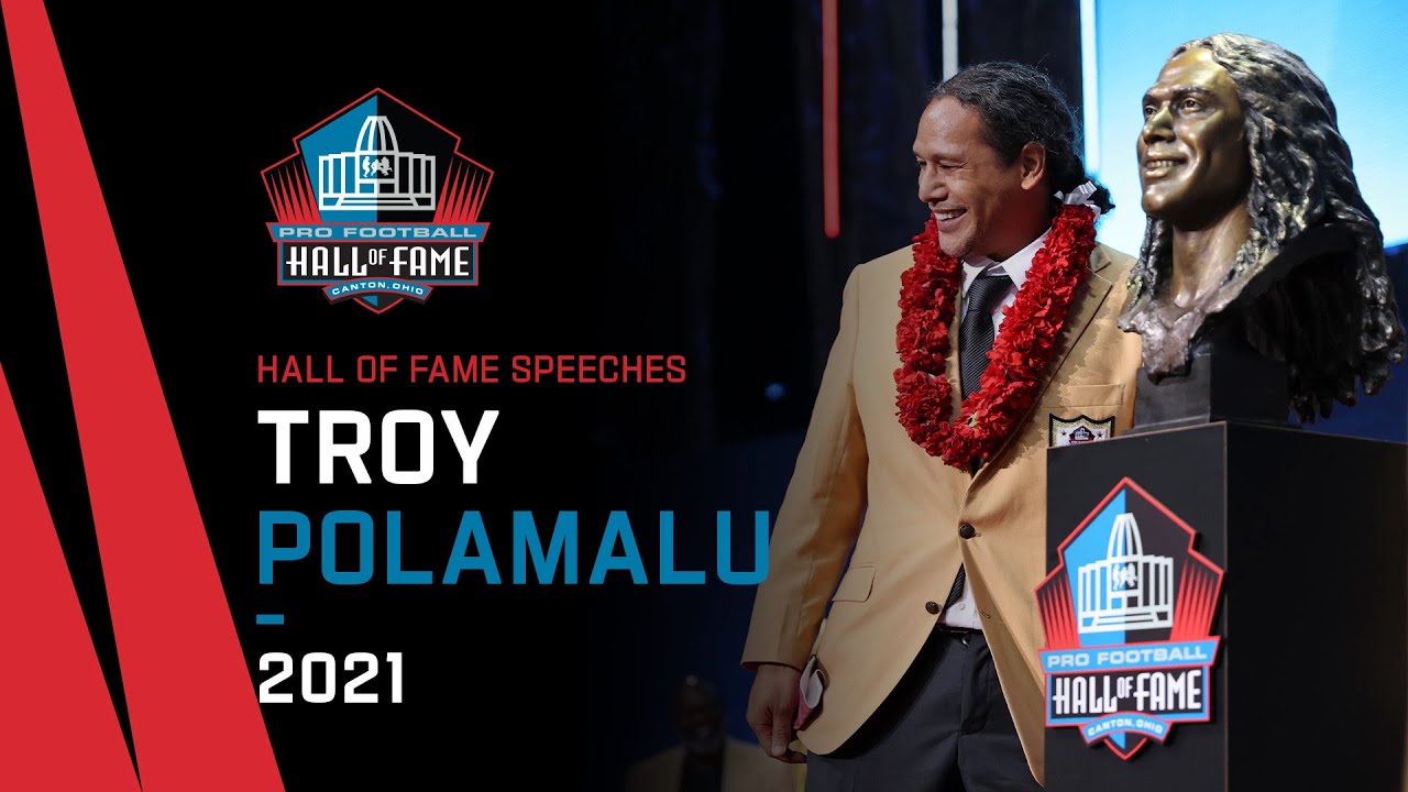 Troy Polamalu Full Hall Of Fame Speech | 2021 Pro Football Hall Of Fame ...