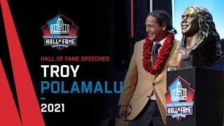 Troy Polamalu  Hall of Fame Speech | 2021 Pro Football Hall of Fame | NFL