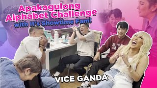 Apakagulong Alphabet Challenge with It’s Showtime Fam | VICE GANDA