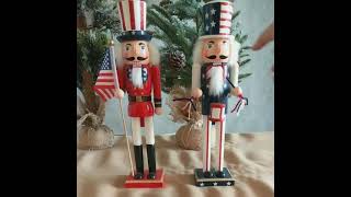 Wooden Christmas Nutcracker Decorations