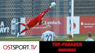Die besten Paraden der Hinrunde | Regionalliga Nordost | OSTSPORT.TV