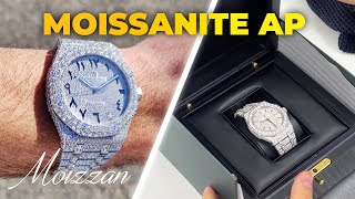 Moissanite AP Royal Oak unboxing and review (from Moizzan)