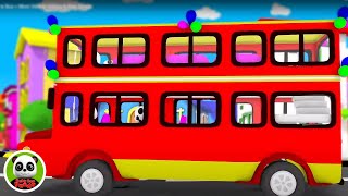 Baby Bao Panda Rodas Do ônibus + Rimas De Em Português 3D Para Crianças