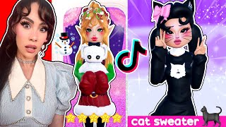 TESTING TOP VIRAL TikTok OUTFIT HACKS In Dress To Impress