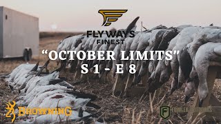 INSANE Saskatchewan Goose Hunting!! - (Must Watch) Over 130 Snow Geese in Episode 8 “October Limits\