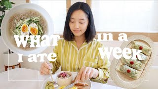What I Eat In A Week (Healthy + Realistic)