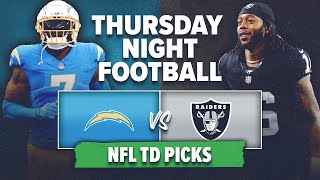 Thursday Night Football Touchdown Picks! Los Angeles Chargers vs Las Vegas Raiders Best Bets!
