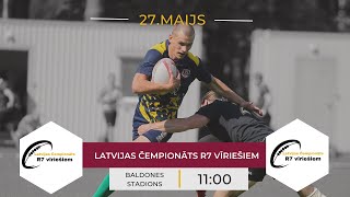 LATVIJAS ČEMPIONĀTS REGBIJĀ-7 VĪRIEŠIEM (pirmā kārta)