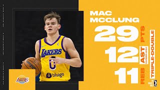 Mac McClung Records First Career Triple-Double vs. SLC Stars